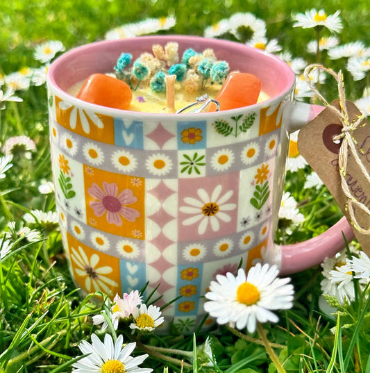 Bougie mug Eclat d'Aventurine