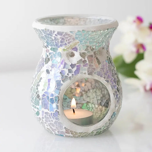 Brûle-parfum effet craquelé